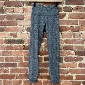Lululemon Wunder Under Hi-Rise 7/8 Tight 25" Heathered Black Size 4